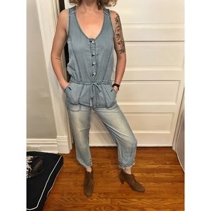 Anthropologie Hei Hei Chambray Jumpsuit XS